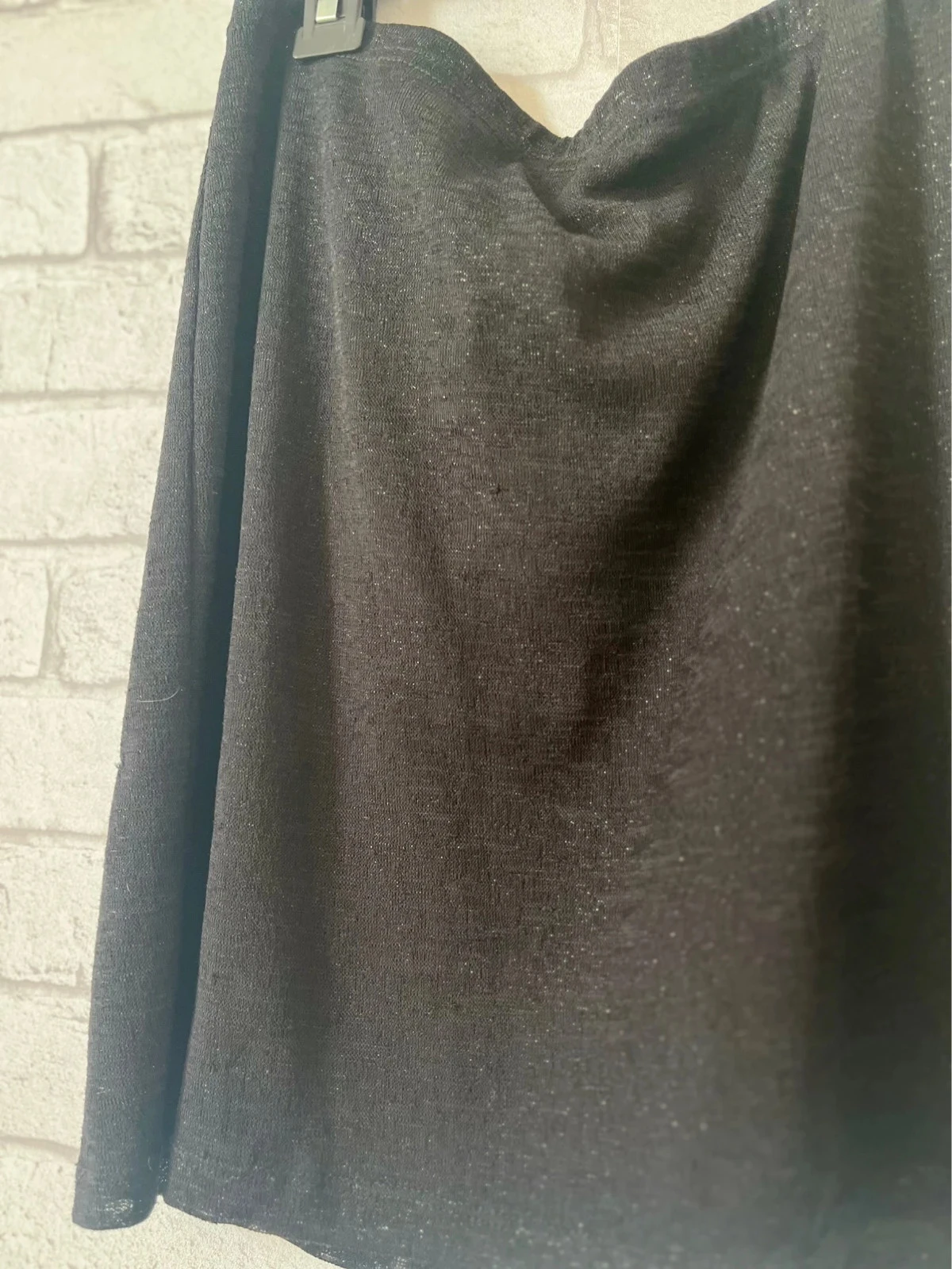 Zwarte glitter rok – Maat 38 – photo 2